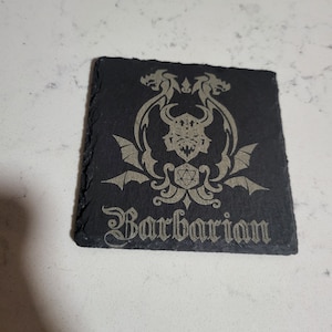 D&D themed drink coasters