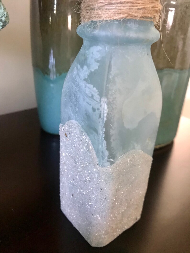 Antique Key West Glass Bottle With Sand 2 Etsy