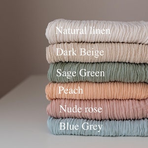 Peach Table Runner for Arch Decor and Tabletop Event Decor Hand-Dyed Cheesecloth Table Runner Fall Weddings DOUBLE GAUZE Cheesecloth wrap