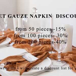 Nude Gauze Napkins Rustic Wedding Napkins Cheesecloth Napkins Cotton Farm Table Decor Cotton ...