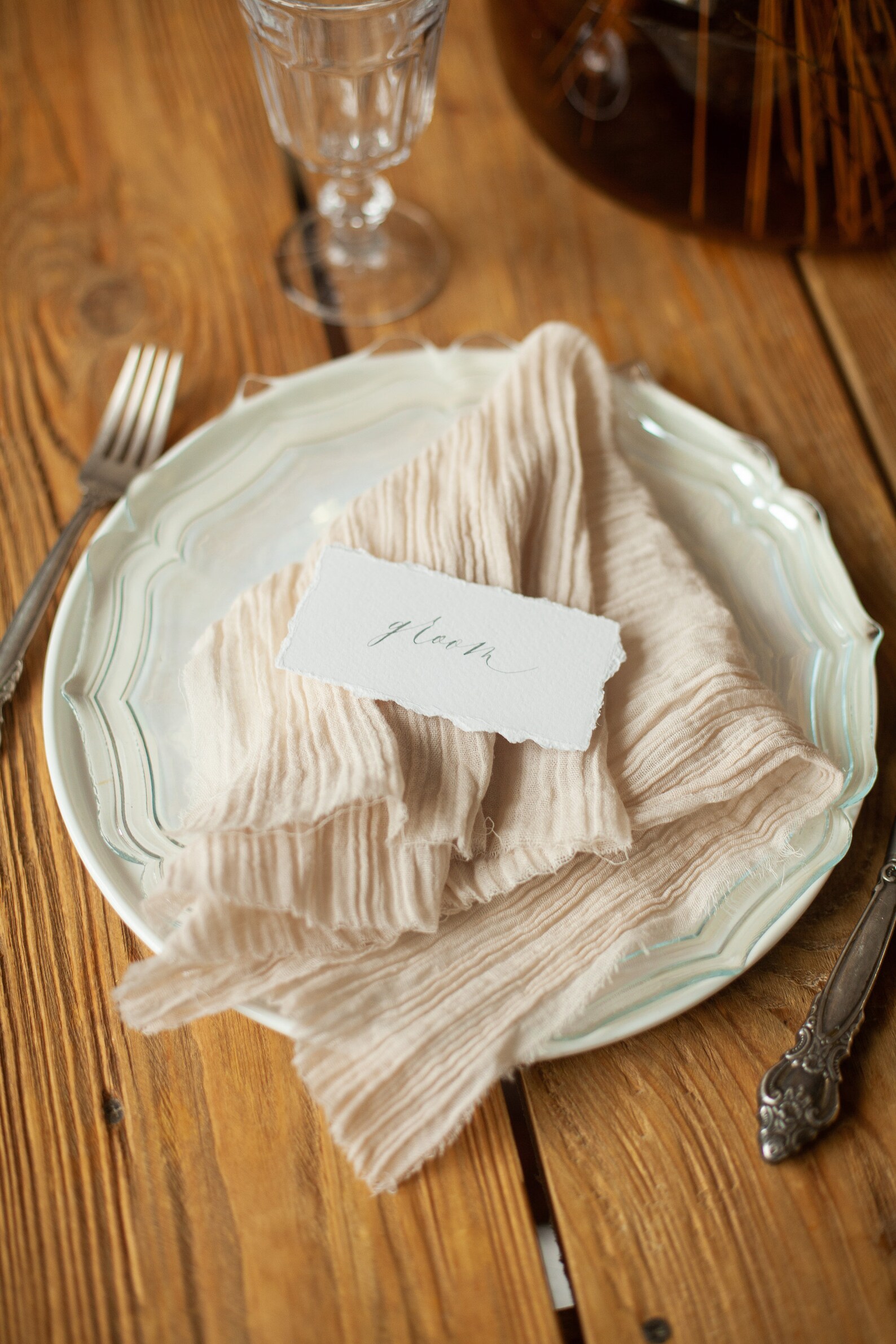 Sage green gauze napkins Rustic Wedding napkins Dusty Sage Etsy