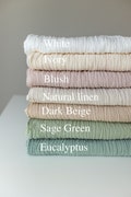 Boho Table Runner for Arch Decor and Tabletop Event Decor Hand-Dyed Cheesecloth Table Runner Fall Weddings DOUBLE GAUZE Cheesecloth wrap product logo