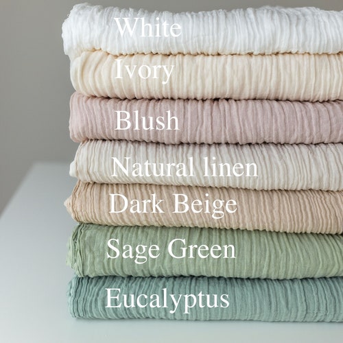 Boho Table Runner for Arch Decor and Tabletop Event Decor Hand-Dyed Cheesecloth Table Runner Fall Weddings DOUBLE GAUZE Cheesecloth wrap