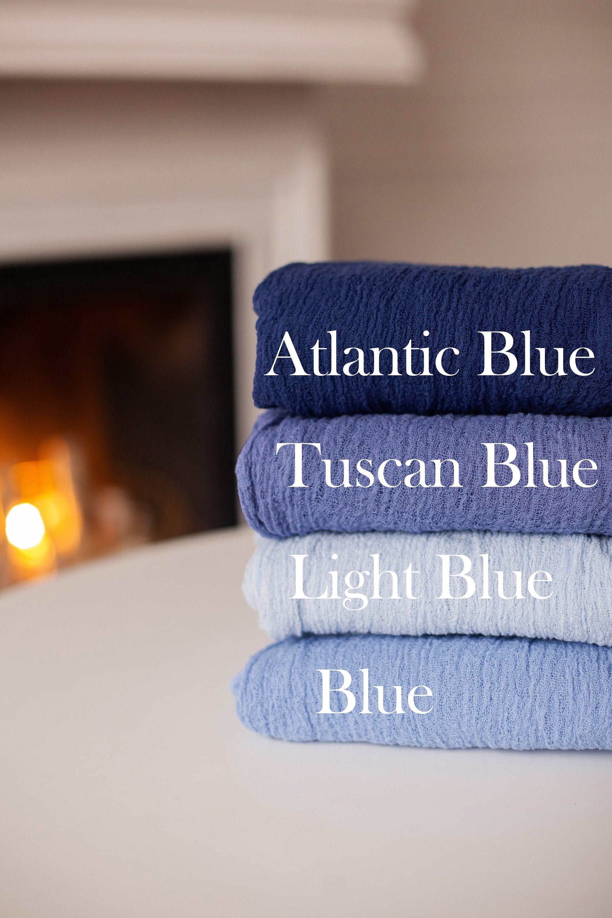 Centerpieces Gauze Runner Cheesecloth table runner Navy ...