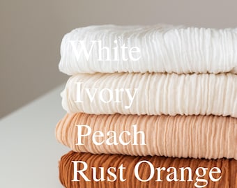 Boho Table Runner for Arch Decor and Tabletop Event Decor Hand-Dyed Cheesecloth Table Runner Fall Weddings DOUBLE GAUZE Cheesecloth wrap