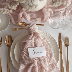Blush Runner Baby Shower Party Decor Gauze Runner Cheese Cloth Table Runner Backdrop Boho ...