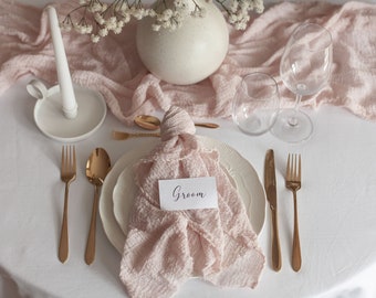 Blush runner Baby shower Party decor Gauze Runner Cheese cloth table runner  backdrop Boho Newborn Photography Props Cheesecloth photo wrap