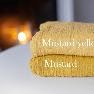 Rustic table decor Boho wedding centerpiece Mustard Yellow wedding Gauze runner Wedding arch tape Rustic wedding arbor decor