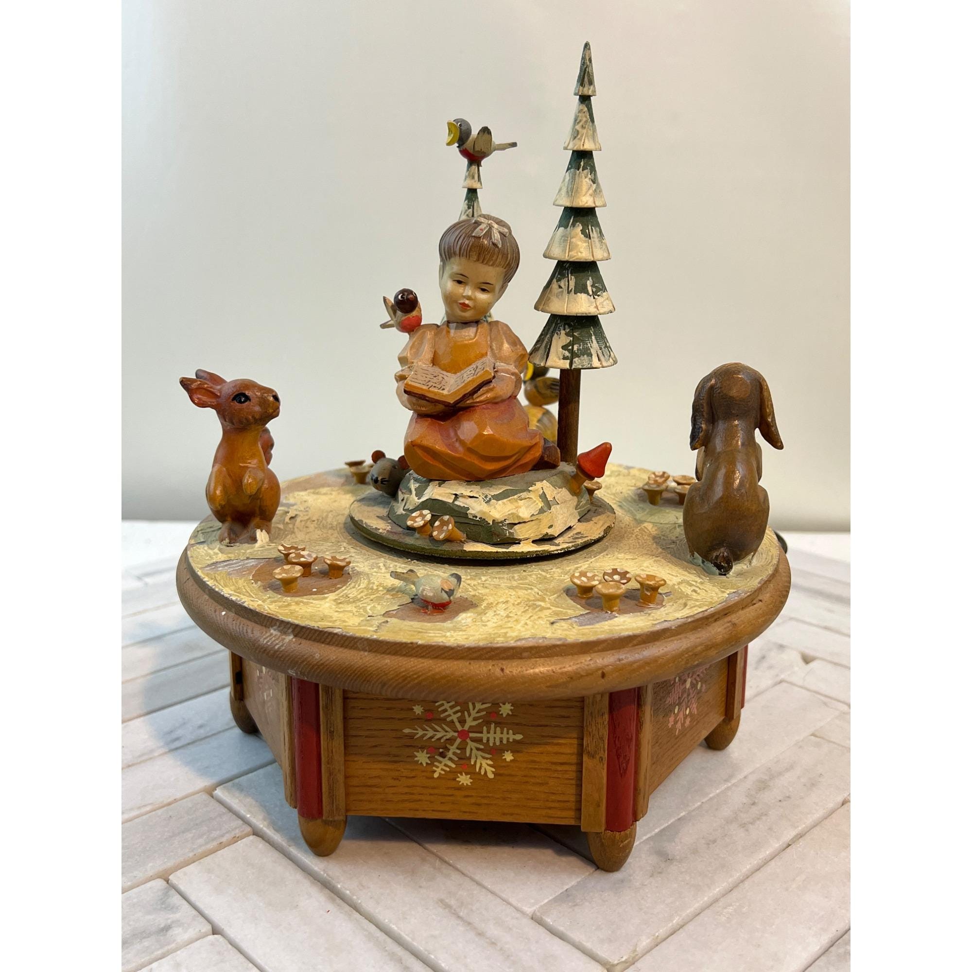 Anri Christmas Music Box - Etsy Anri Christmas Music Box - Etsy