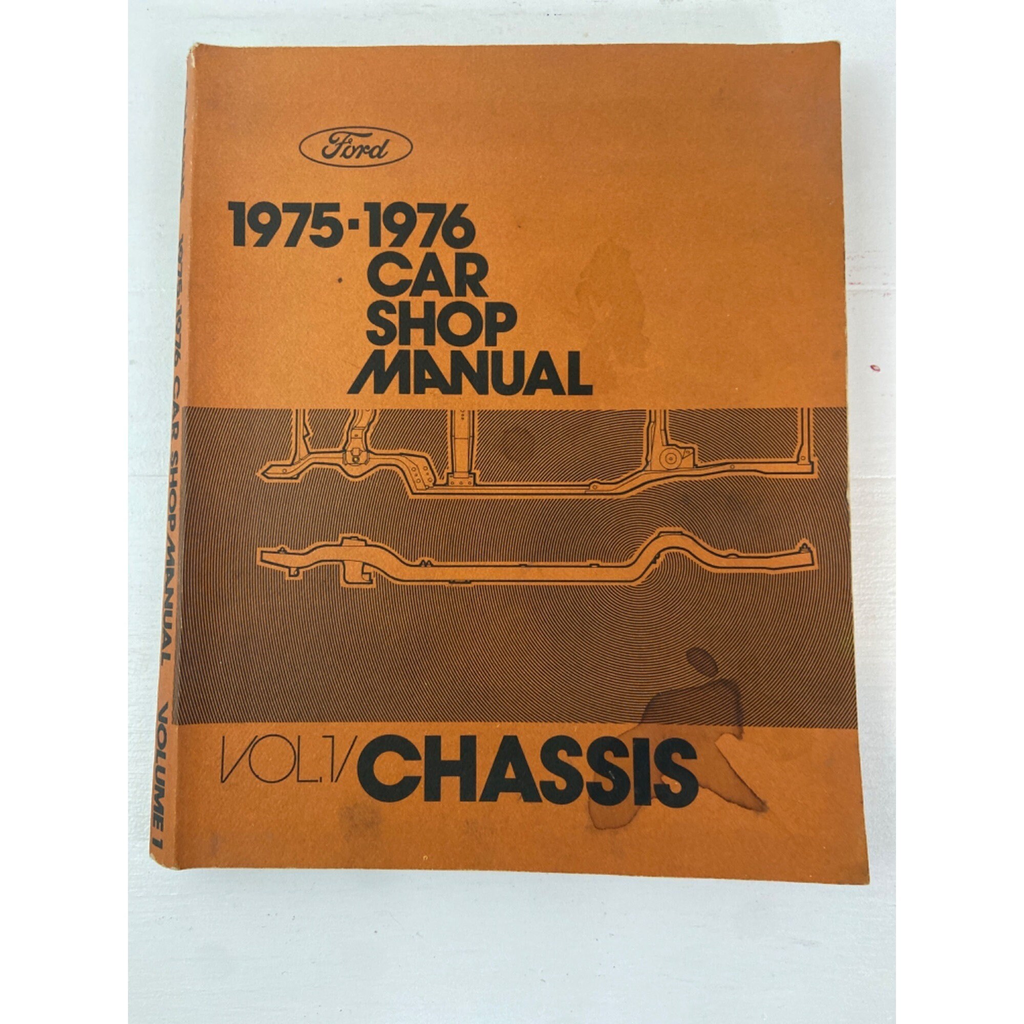 Vintage 5 Volume Set of 1975-1976 Ford Car Shop Manuals - Etsy