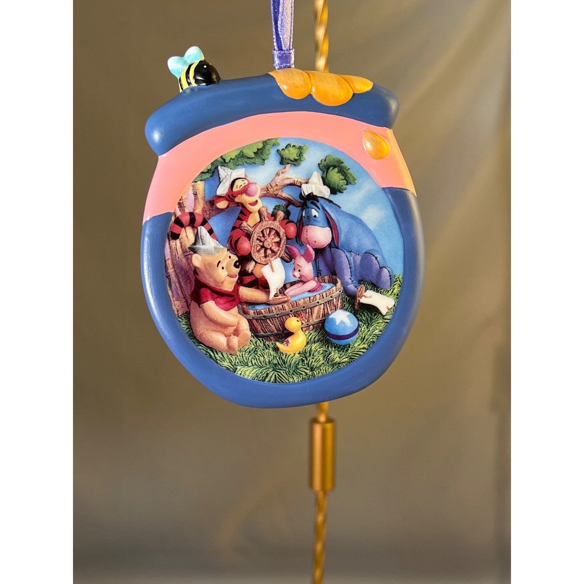 Vintage Bradford Editions Limited Firing Pooh's Honeypot Ornament