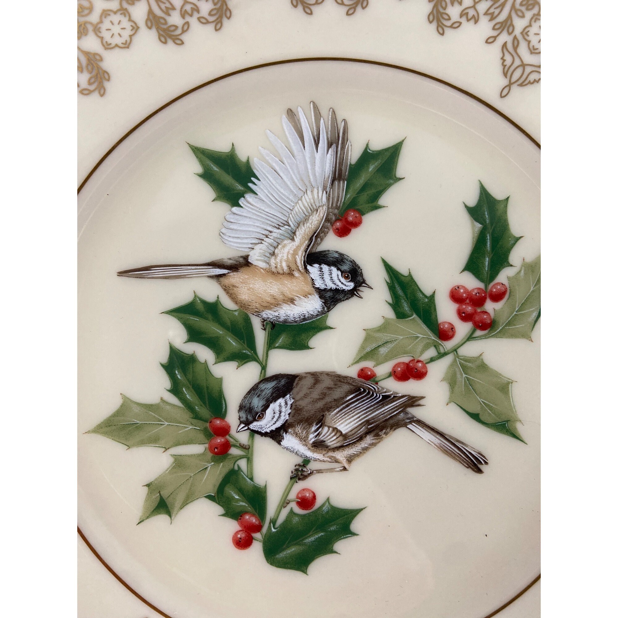 ヴィンテージ 1988 レノックス ガーデン バード プレート