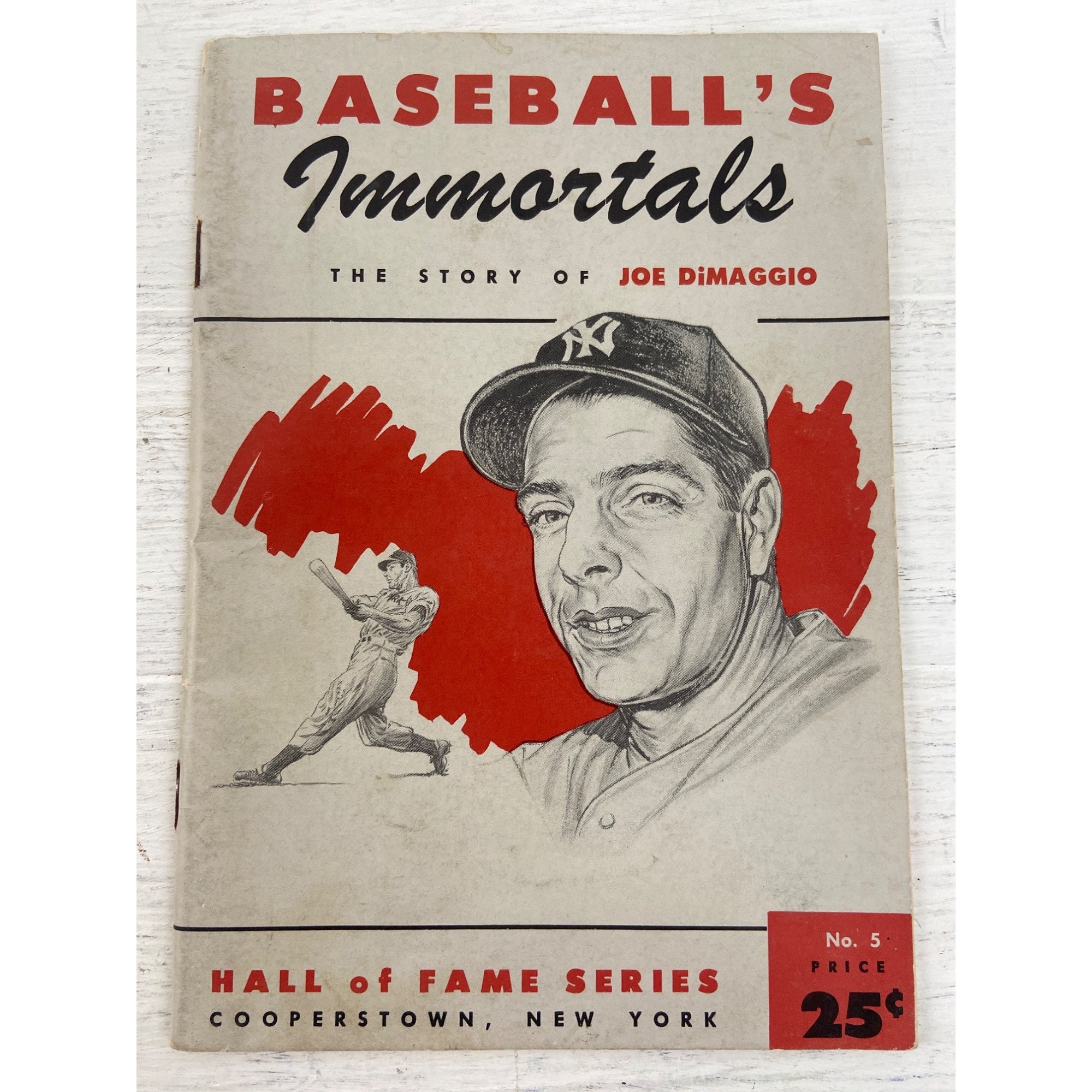 Vintage 1961 Baseball's Immortals the Story of Joe Dimaggio - Etsy