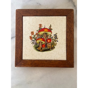 Vintage Mushroom Trivet/Hot Plate