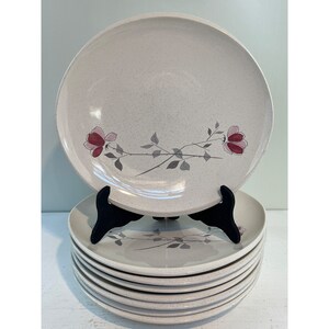 Vintage Mid Century Franciscan Duet Dinner Plate Set of 2