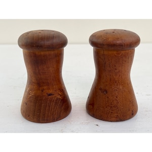Mid-Century Danish Modern Teak Salt and Pepper Shaker Set