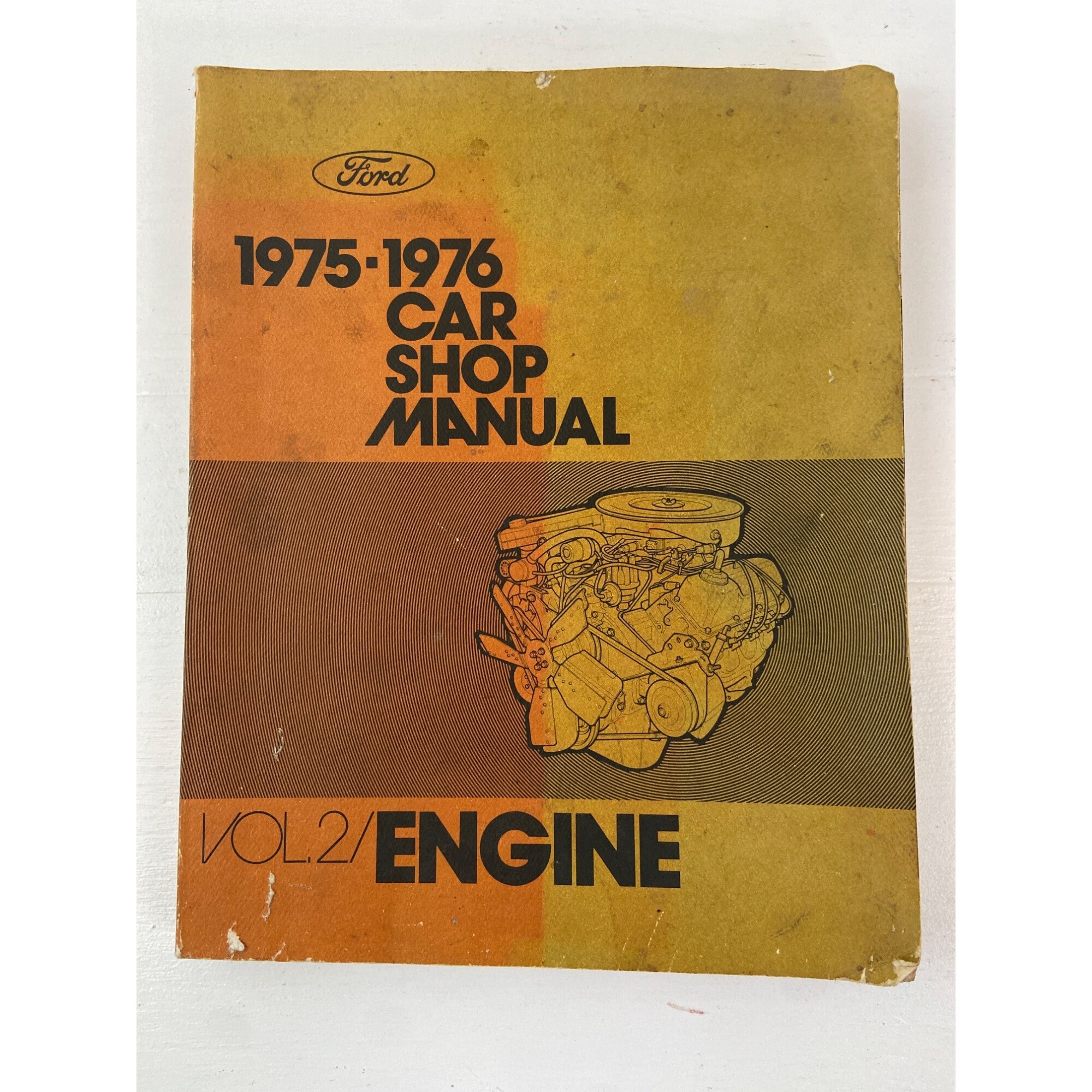 Vintage 5 Volume Set of 1975-1976 Ford Car Shop Manuals - Etsy