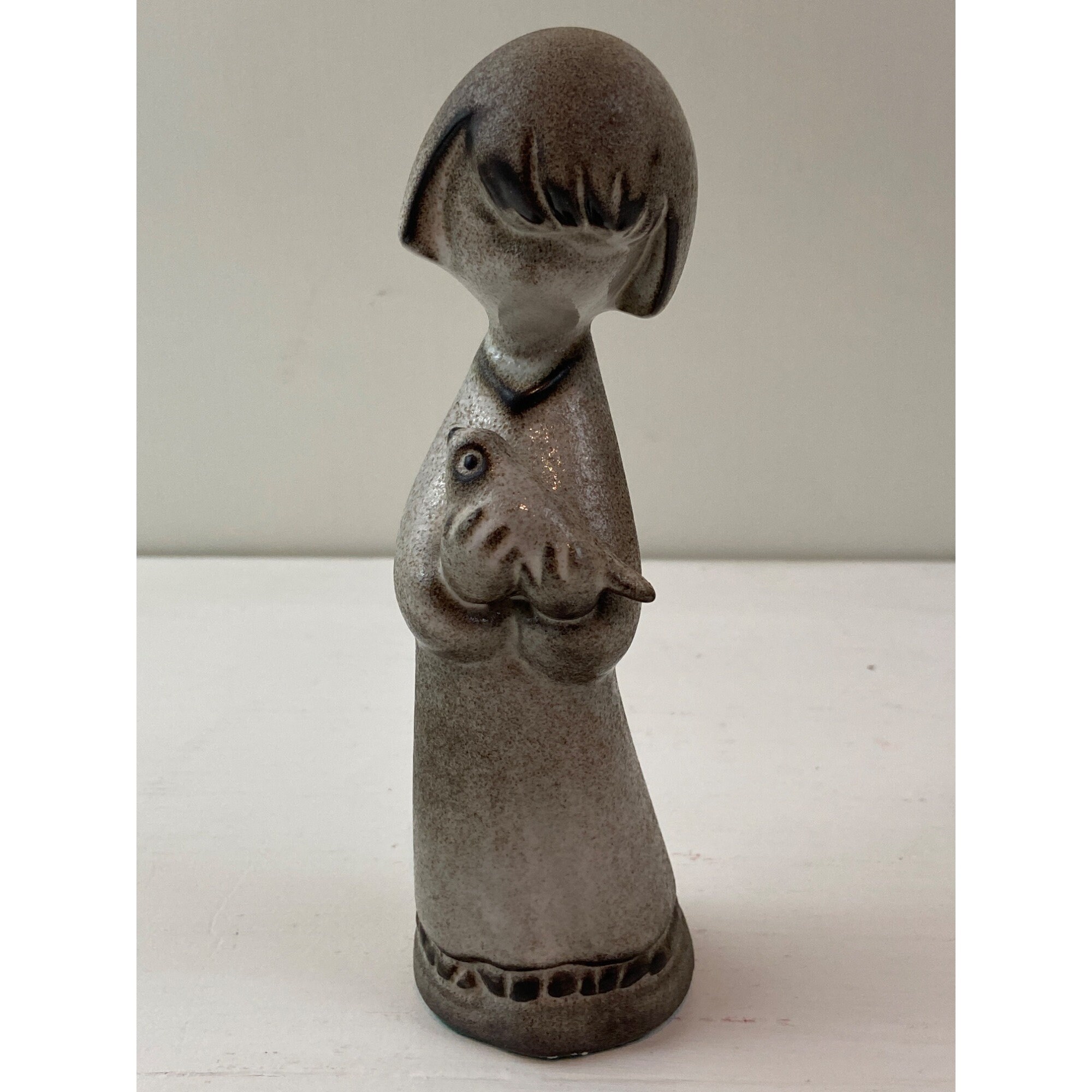 Vintage Rare Howard Pierce Girl/child Holding Bird MCM Statue - Etsy