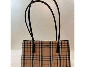 Bolso vintage Burberry London Plaid Tote