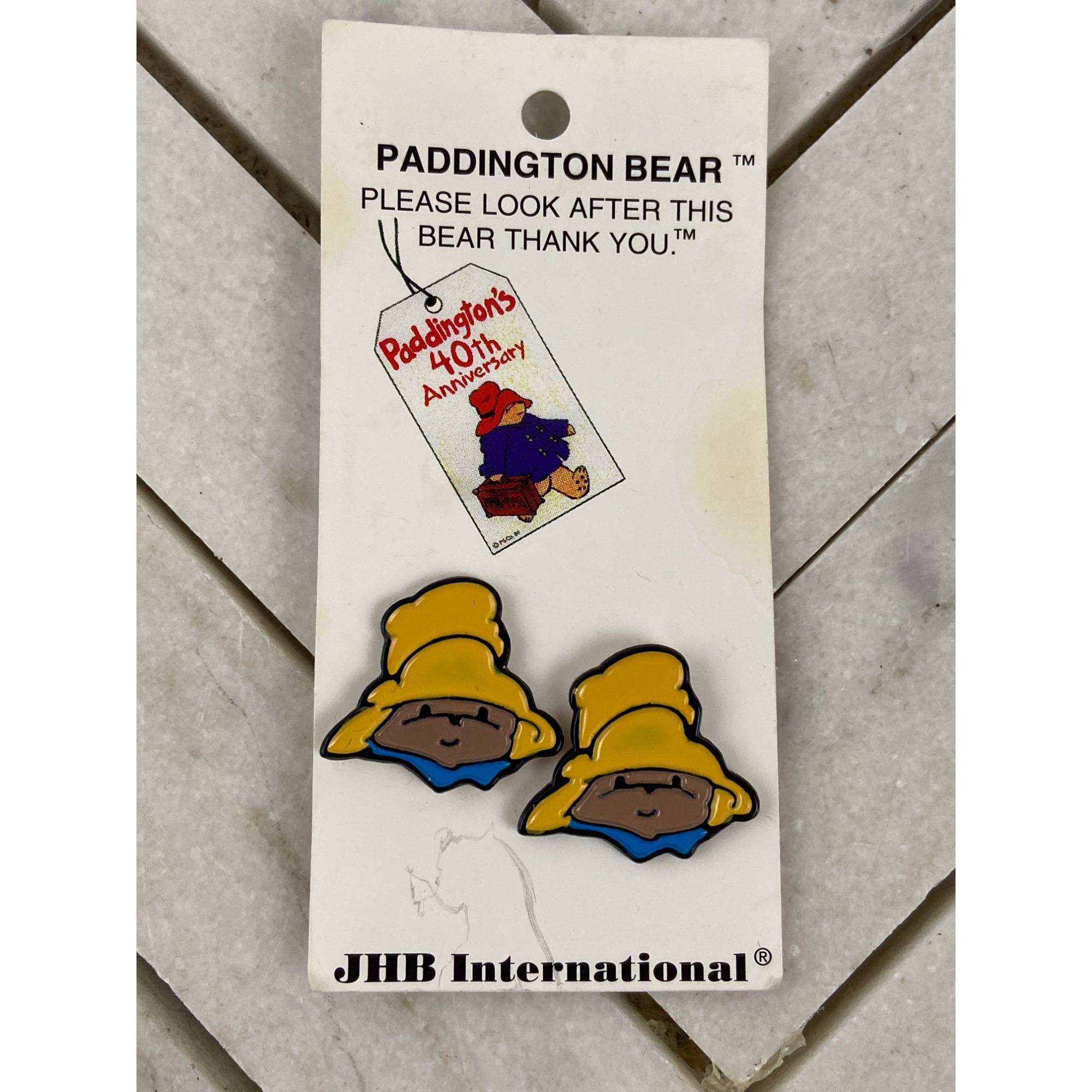 Vintage JHB International Paddington Bear 40th Anniversary Buttons