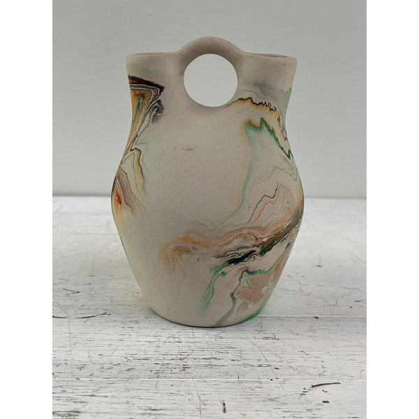 Vintage Nemadji Pottery Wedding Vase