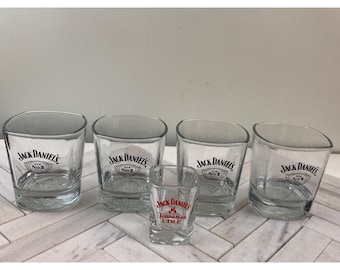 Jack Daniel's Whiskey Glass Set (5 Pieces)
