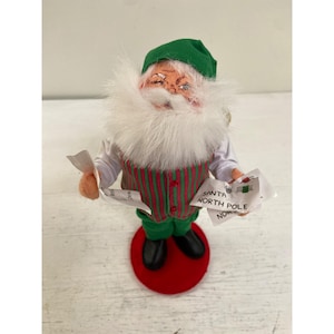 Muñeca de tela Cartas a Papá Noel de 9" de Annalee