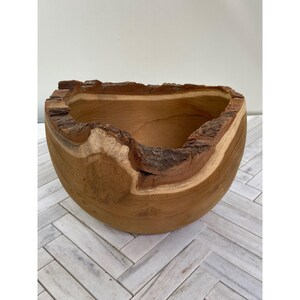 Beautiful Hand-Turned Decorative Wood Bowl