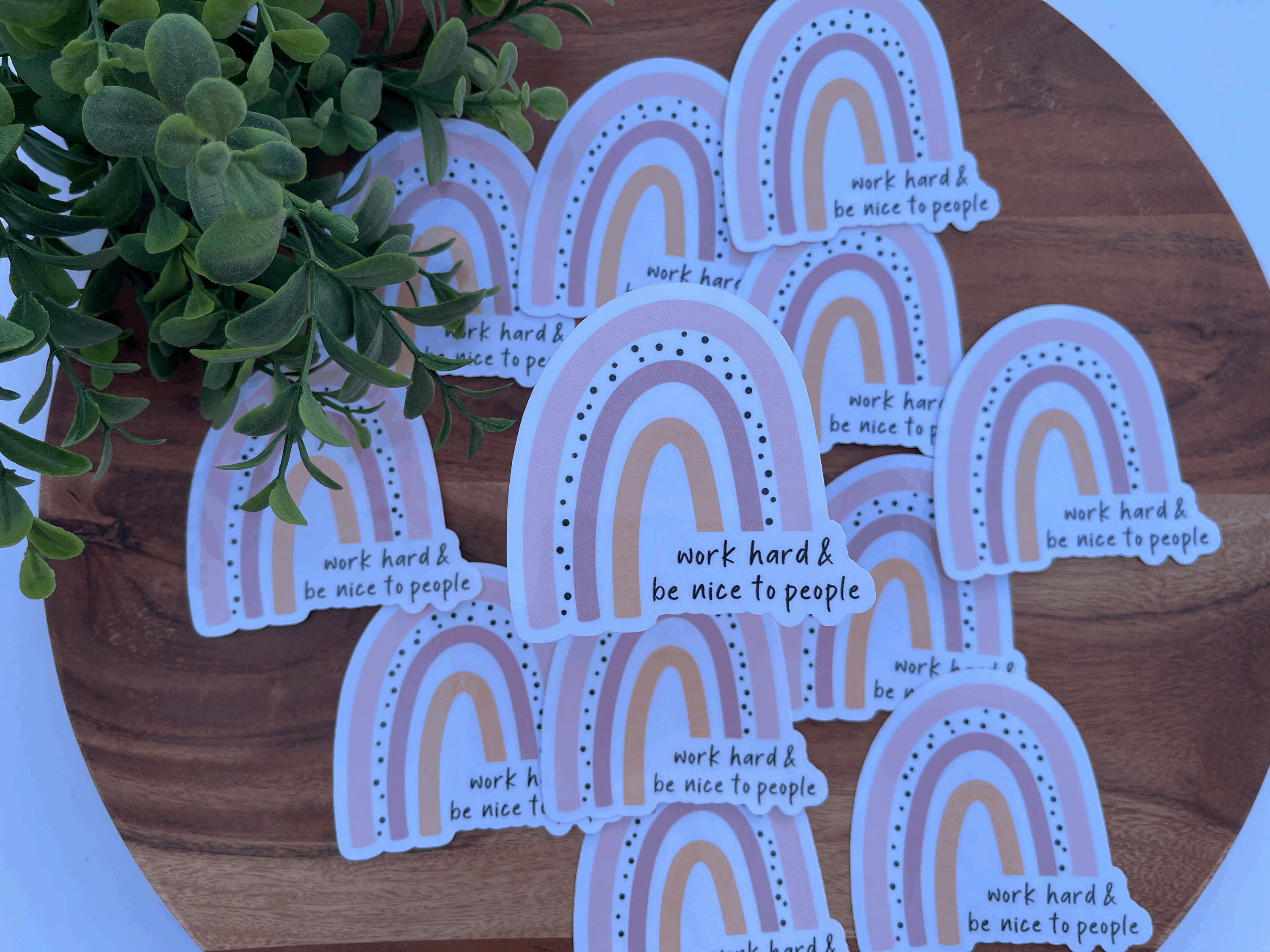 Rainbow Sticker Etsy