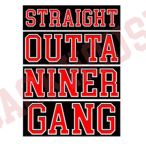 Niner Gang Natychmiastowe pobieranie, Pobieranie cyfrowe PNG, PDF