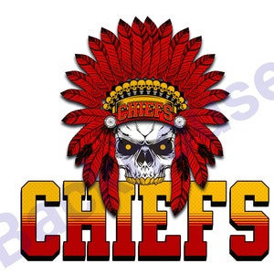 Chiefs Instant Download, PDF, Jpeg, PNG, Digital download, 3 designs
