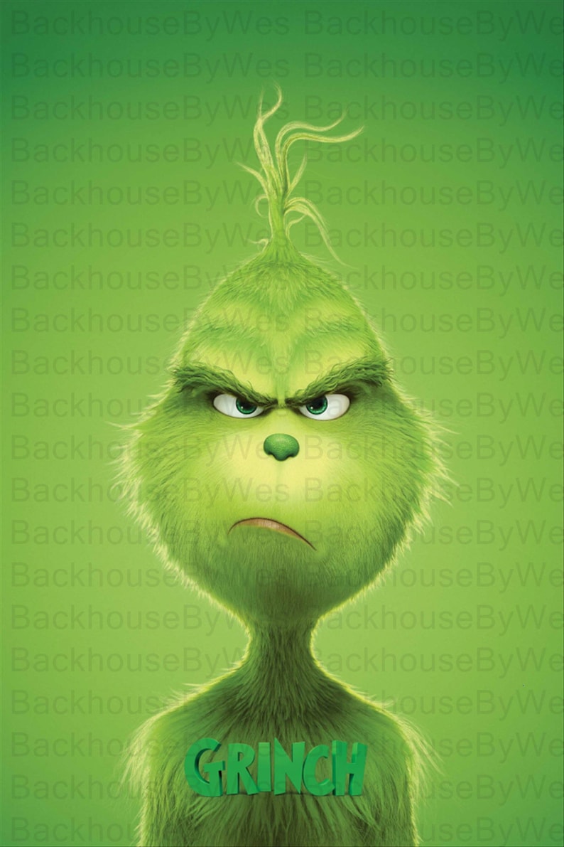 grinch screen print transfers