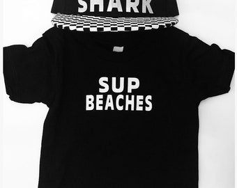 Sup beaches tee for babies kids and adults tees