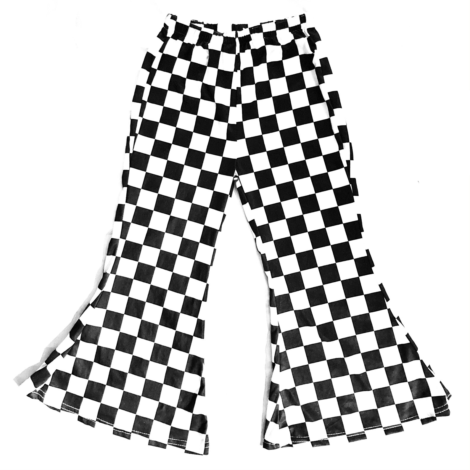 Toddlers checkered bell bottoms | Etsy