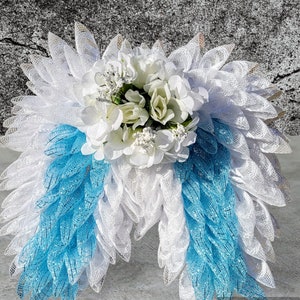 Angel Wings Wreath: Floral Easter Decor