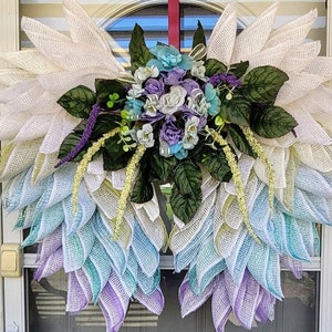 Angel Wing Wreath: Sympathy Easter Decor