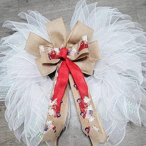 Angel Wings Wreath: Red Truck Holiday Decor