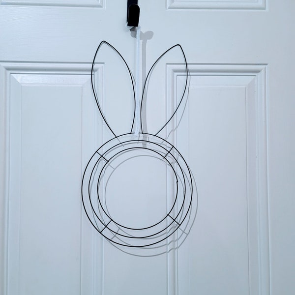 1 bunny frame, Egg  frame, ,witch hat,  wire frame, shamrock wreath frame, witch hat frame, wreath frame, 14 in. wreath frame, door wreath,