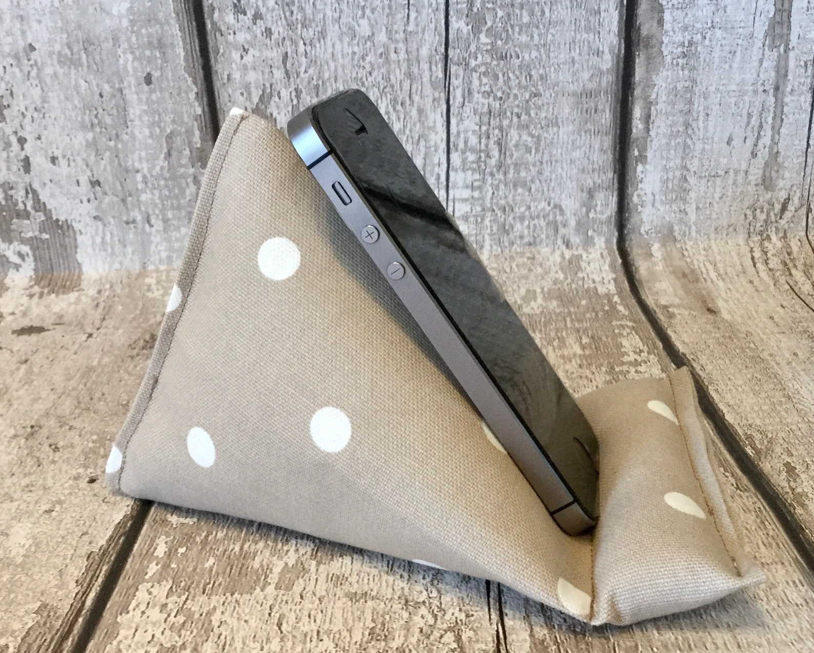 Mobile phone stand. Bean bag cushion. Gadget pillow. Phone Etsy