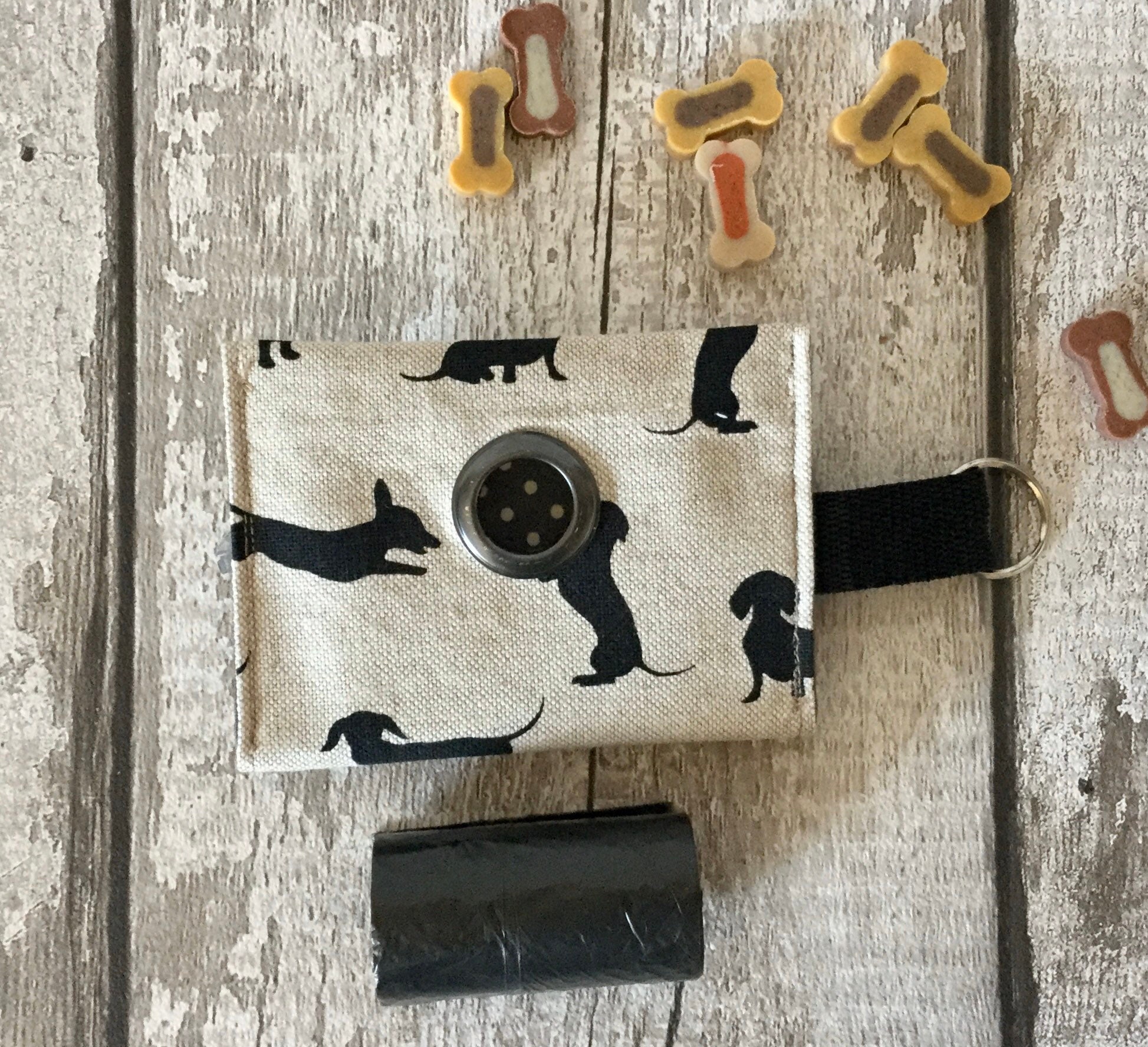 Dog poo bag holder. Dog waste bag dispenser. Dog walk Etsy