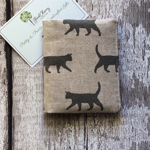 Portemonnee/portemonnee met kattenprint. Reiskaarthouder. Creditcard geval. Houder voor visitekaartjes. Buspashouder. Oesterkaartdoosje. Slanke kaarthouder.