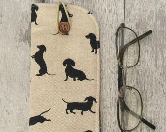 Dachshund Glasses/Sunglasses Case Dachshund Glasses/Sunglasses Case