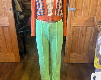 Vintage mint green leisure slacks