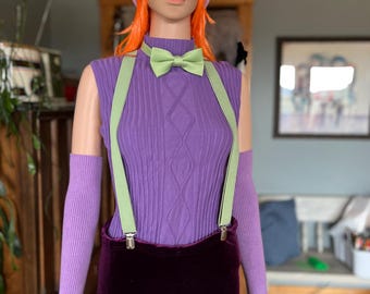 Thrifted Purple and green outfit, Mystery Investigator costume