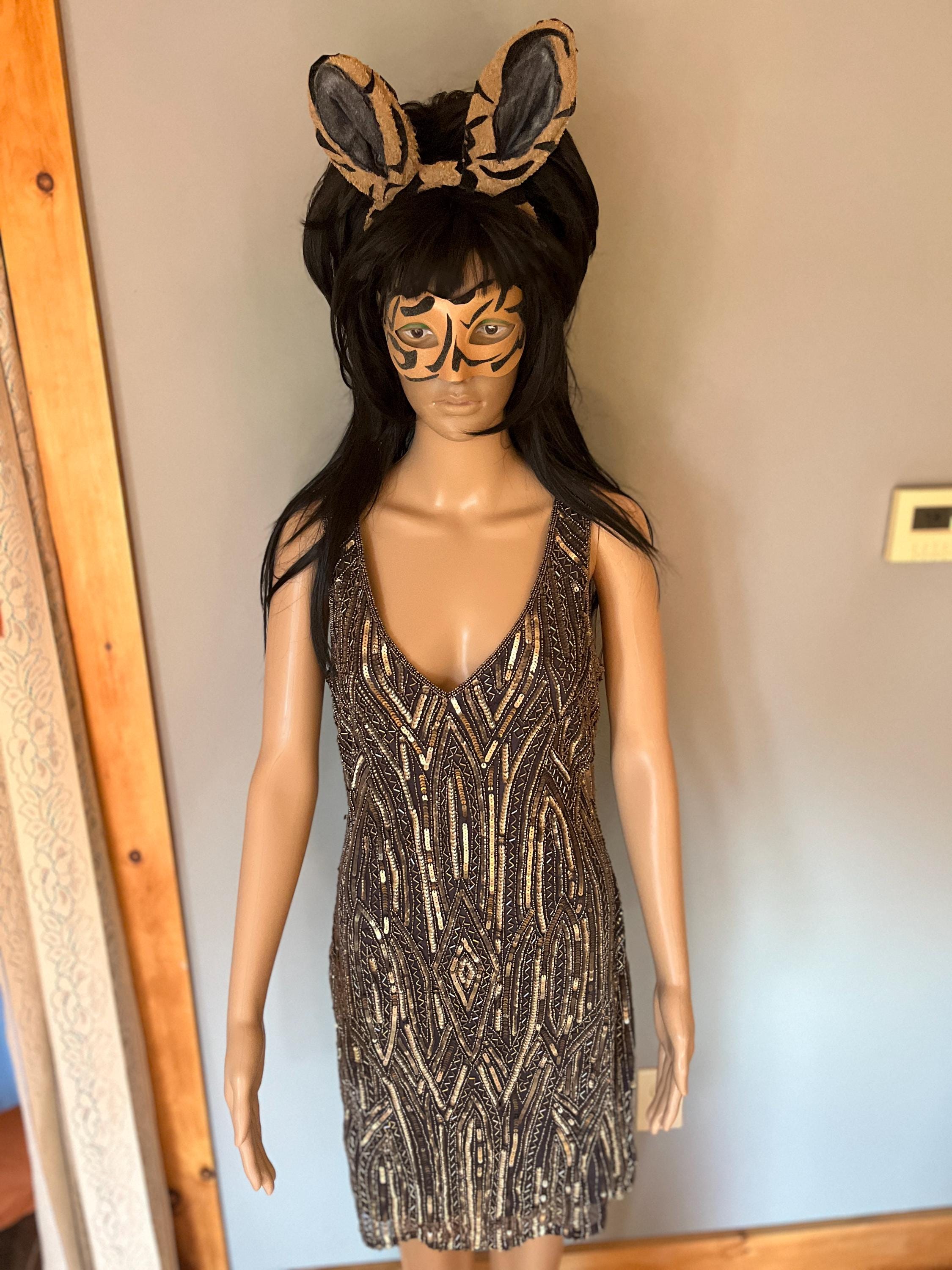 Zebra Sequin Dress - Etsy