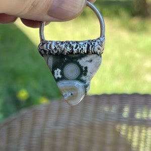 8th vein ocean jasper pendant
