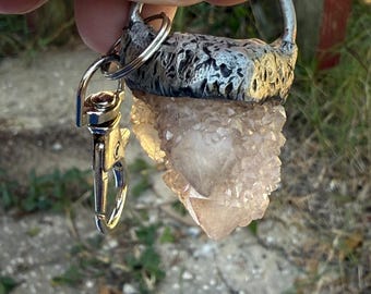 Spirit quartz keychain