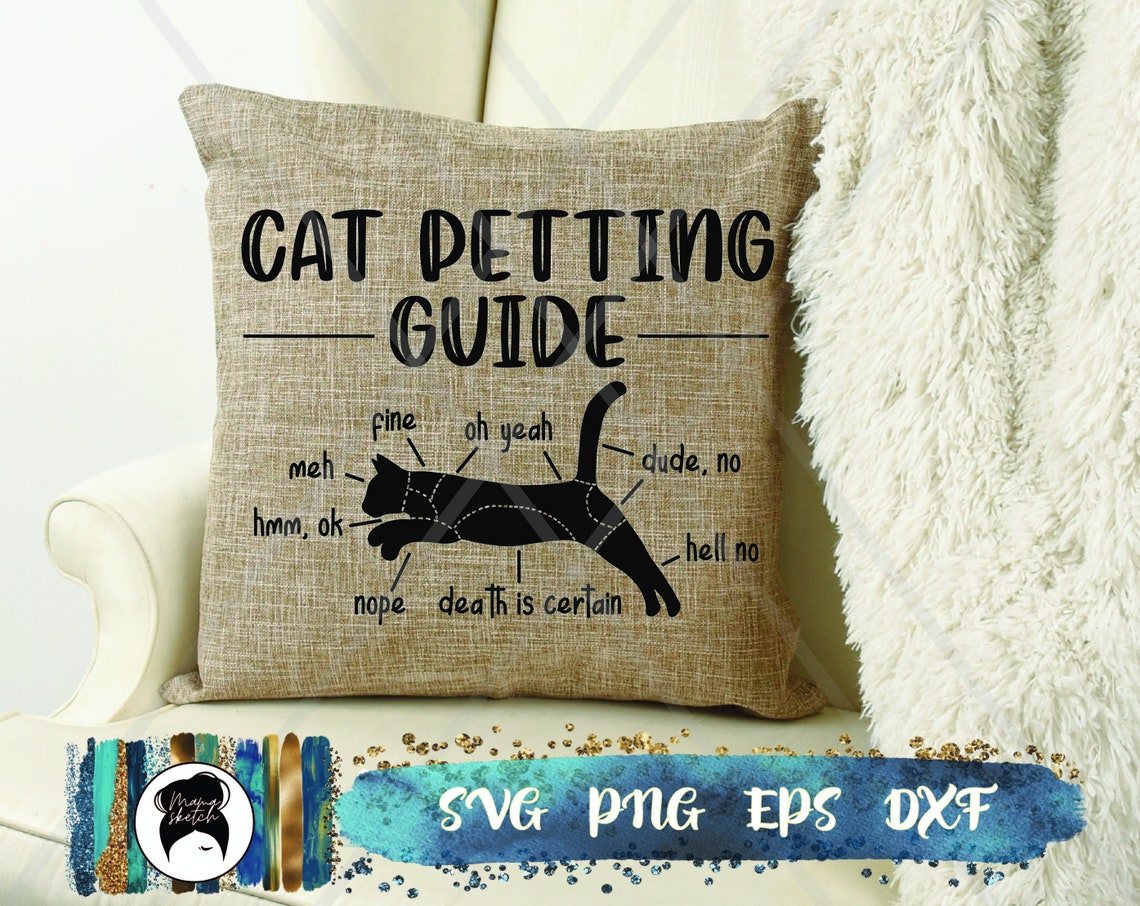cat petting guide t shirt