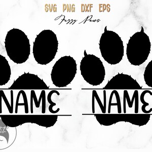 Fuzzy Dog Paw svg, Fuzzy Cat Paw svg, Animal Paw svg, Pet Paw, Digital Download for Cricut Cut Files - svg, png, dxf, eps