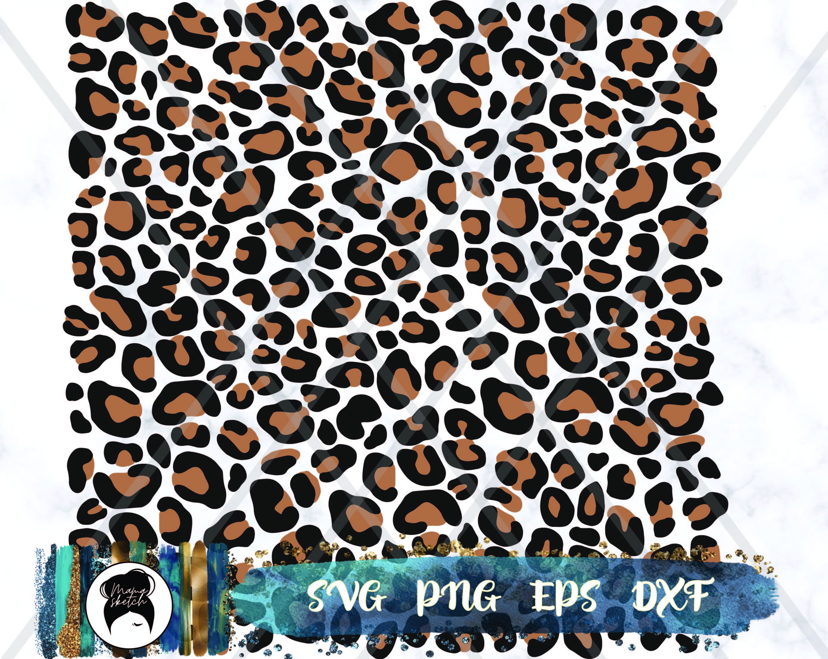 Cheetah Print SVG